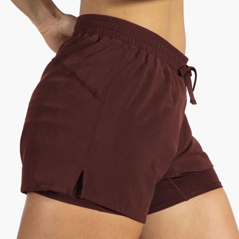 Brooks Women's Athletic Shorts - Brown - Picture 2 of 11